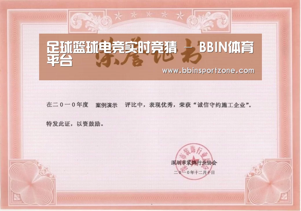 BBIN下载荣誉证书一(图1)